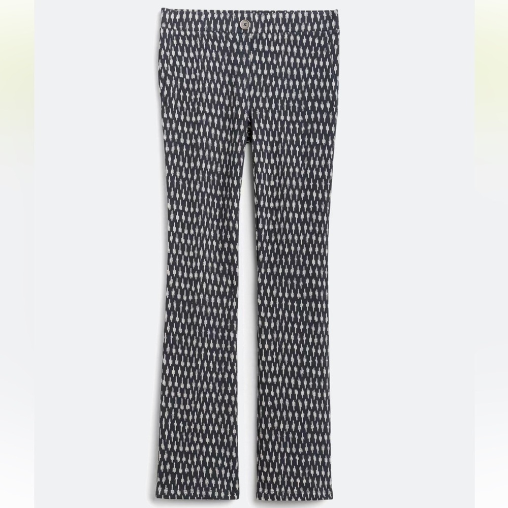 NIC+ZOE Ponte Ikat Geometric Pants